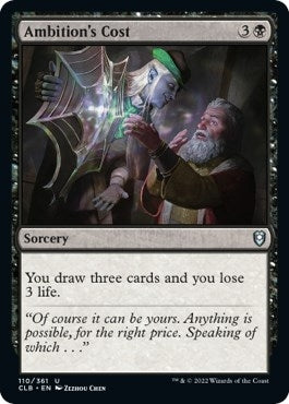 Ambition's Cost (110) (CLB)