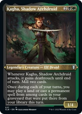 Kagha, Shadow Archdruid (Foil Etched) (537) (CLB)