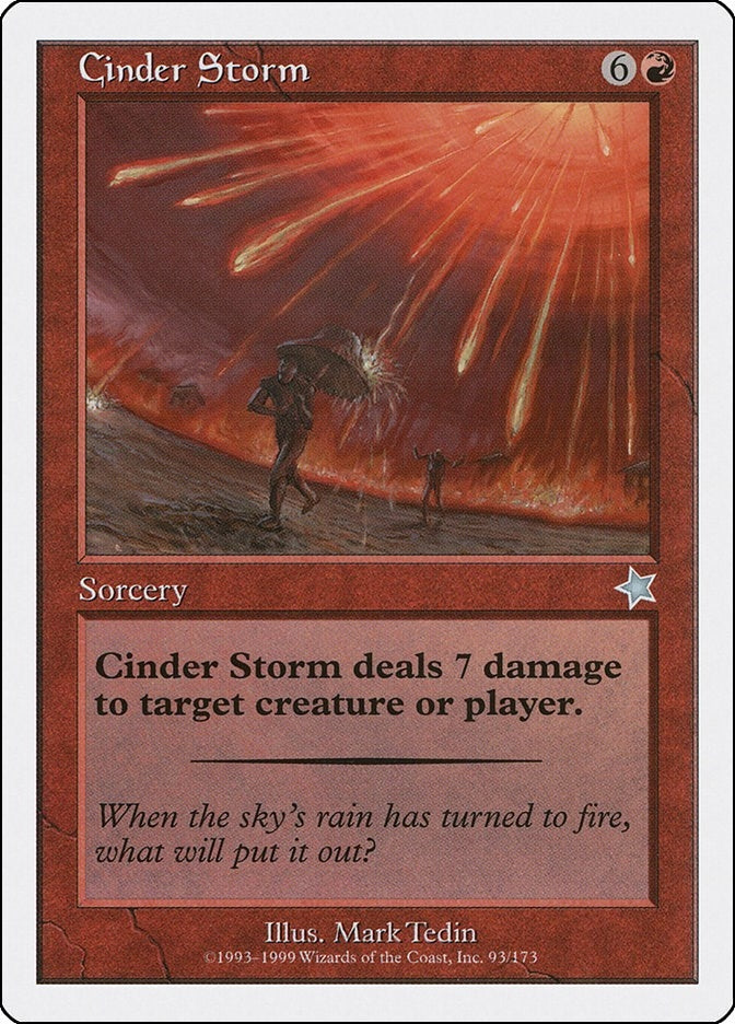 Image for Cinder Storm (93) (S99) - Magic: The Gathering