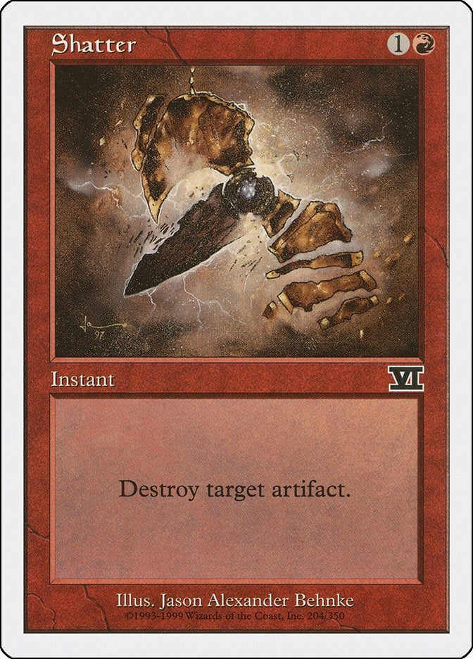 Image for Shatter (204) (6ED) - Magic: The Gathering
