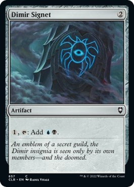 Dimir Signet (857) (CLB)