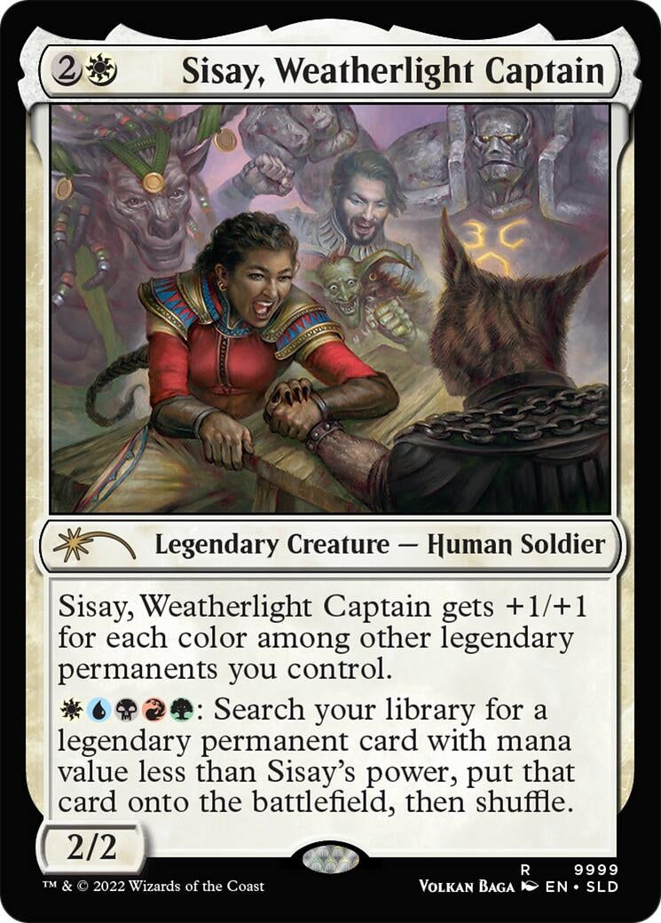 Image for Sisay, Weatherlight Captain (9999) (SLD) - Magic: The Gathering