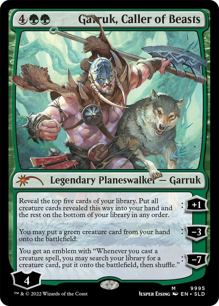 Image for Garruk, Caller of Beasts (9995) (SLD) - Magic: The Gathering