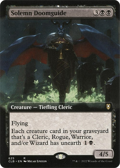 Solemn Doomguide (Extended Art) (625) (CLB)