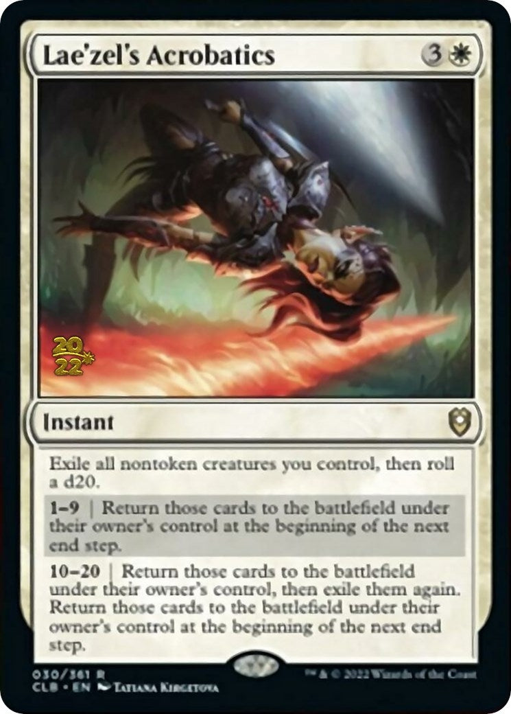 Image for Lae'zel's Acrobatics (30) (PRE) - Magic: The Gathering