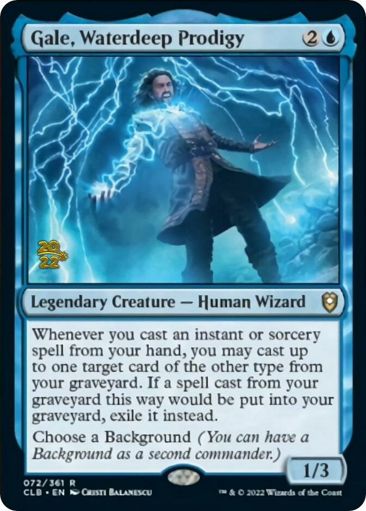 Image for Gale, Waterdeep Prodigy (72) (PRE) - Magic: The Gathering