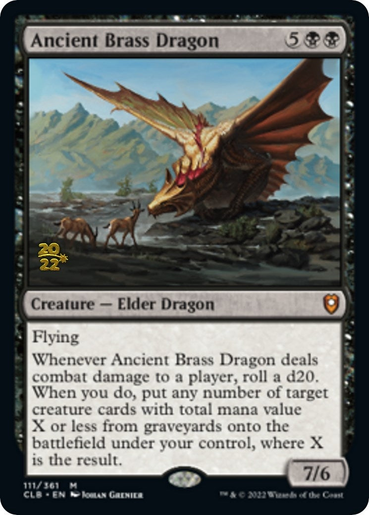 Image for Ancient Brass Dragon (111) (PRE) - Magic: The Gathering