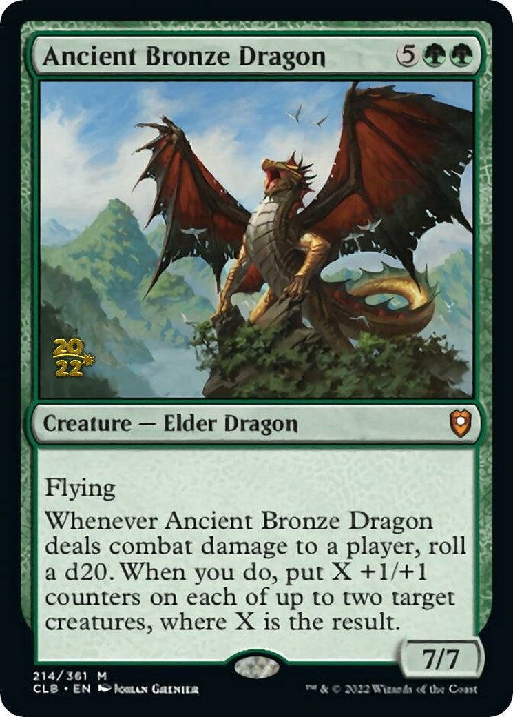 Image for Ancient Bronze Dragon (214) (PRE) - Magic: The Gathering