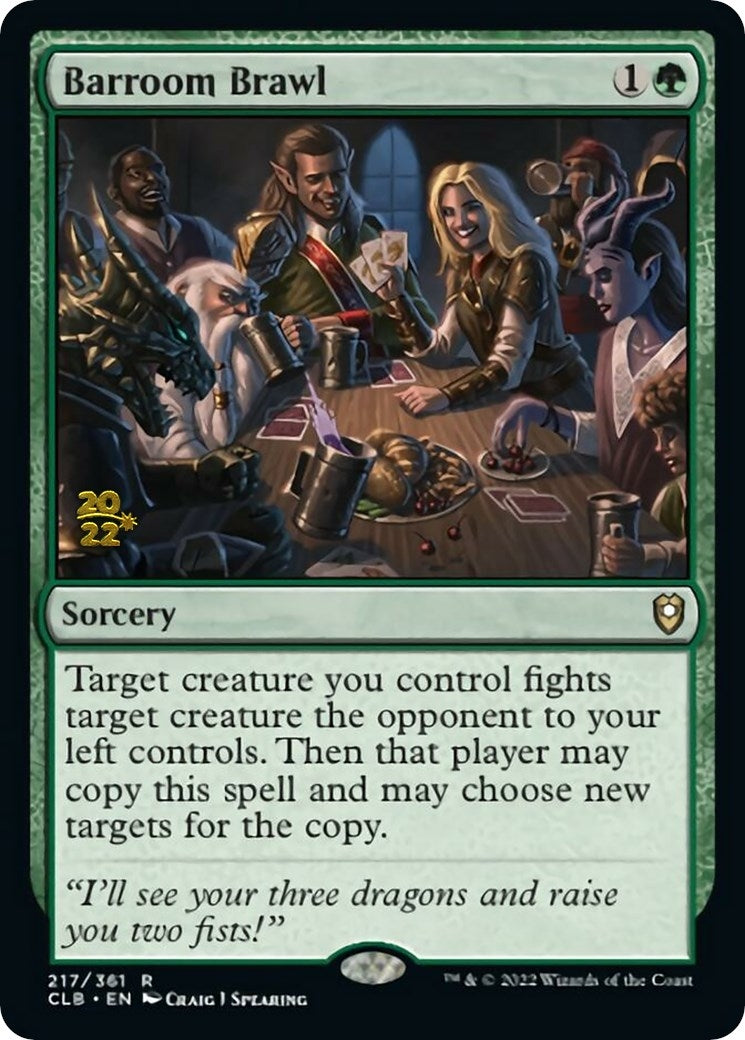 Image for Barroom Brawl (217) (PRE) - Magic: The Gathering