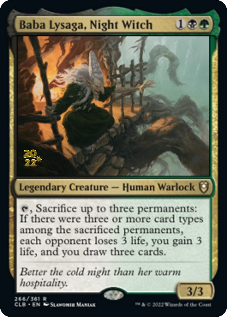 Image for Baba Lysaga, Night Witch (266) (PRE) - Magic: The Gathering