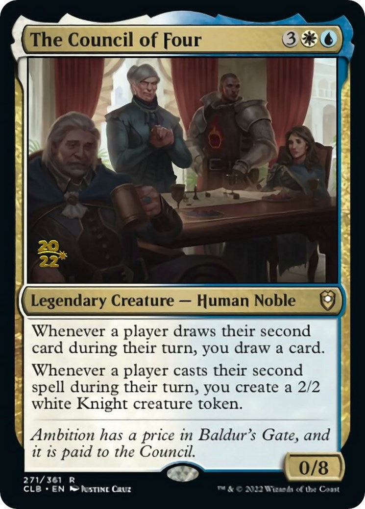 Image for The Council of Four (271) (PRE) - Magic: The Gathering