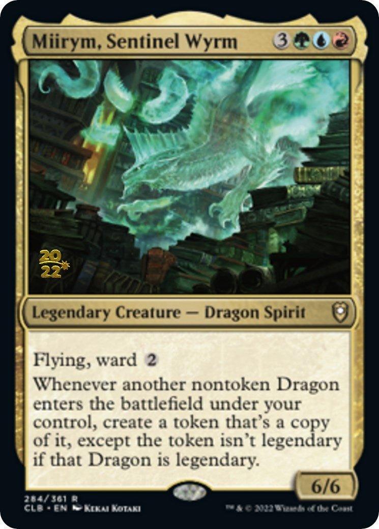 Image for Miirym, Sentinel Wyrm (284) (PRE) - Magic: The Gathering