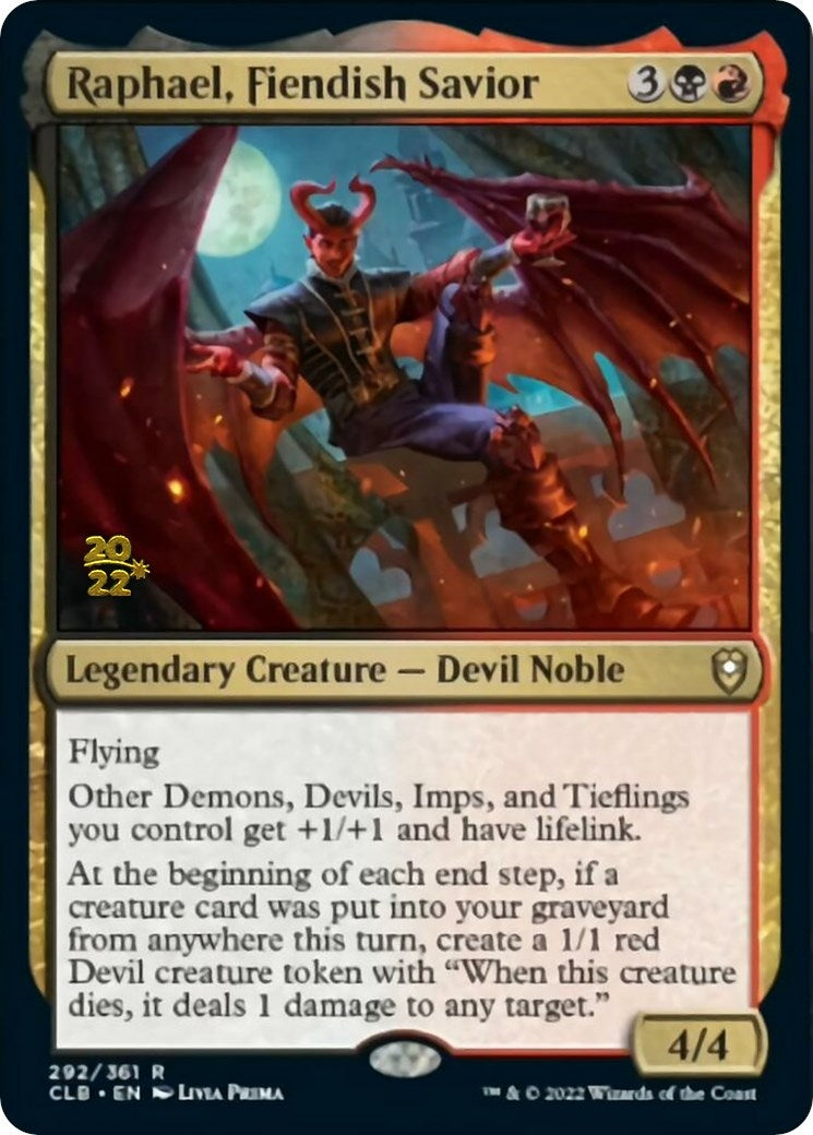 Image for Raphael, Fiendish Savior (292) (PRE) - Magic: The Gathering