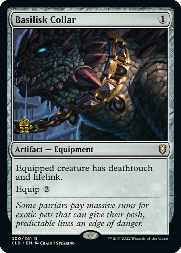 Image for Basilisk Collar (300) (PRE) - Magic: The Gathering