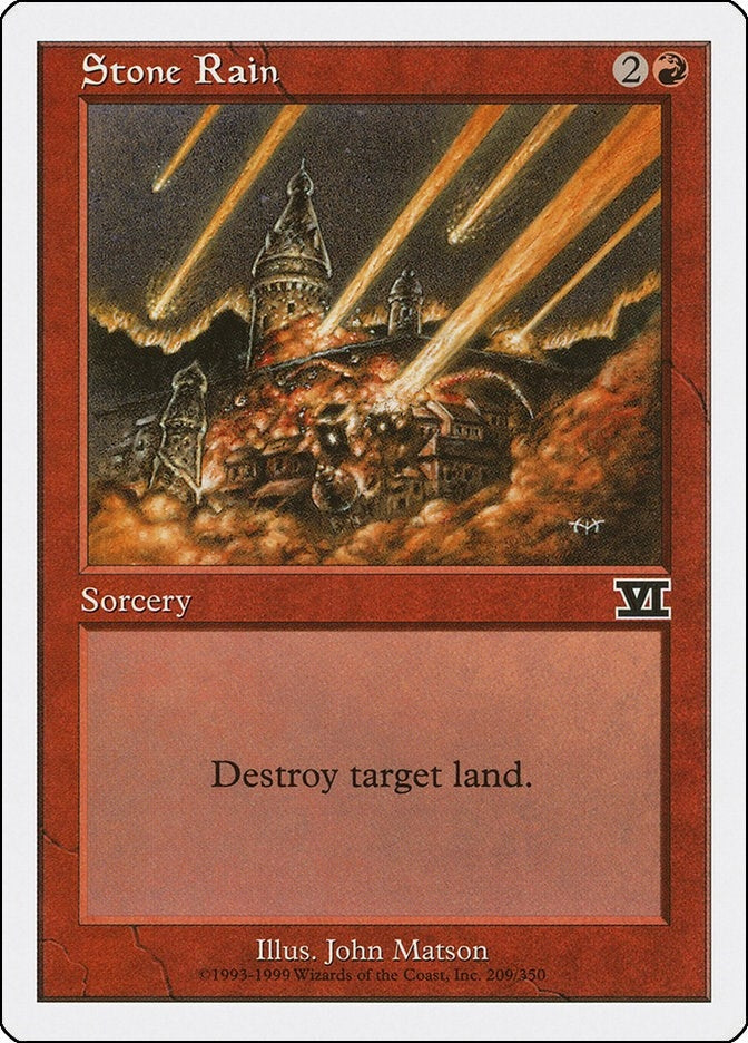 Image for Stone Rain (209) (6ED) - Magic: The Gathering
