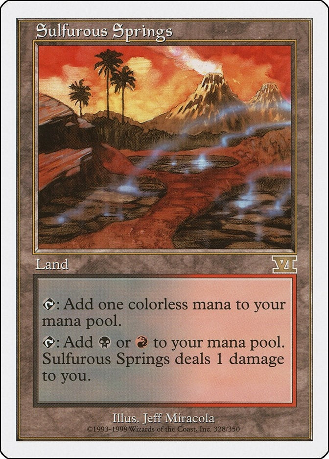 Image for Sulfurous Springs (328) (6ED) - Magic: The Gathering
