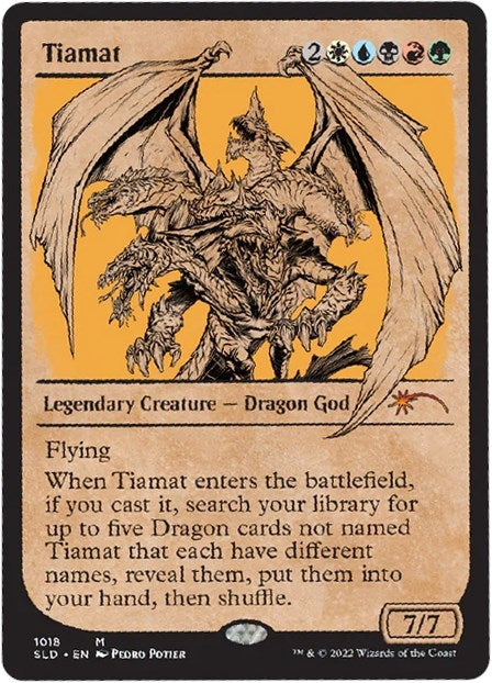 Image for Tiamat (Showcase) (1017) (SLD) - Magic: The Gathering