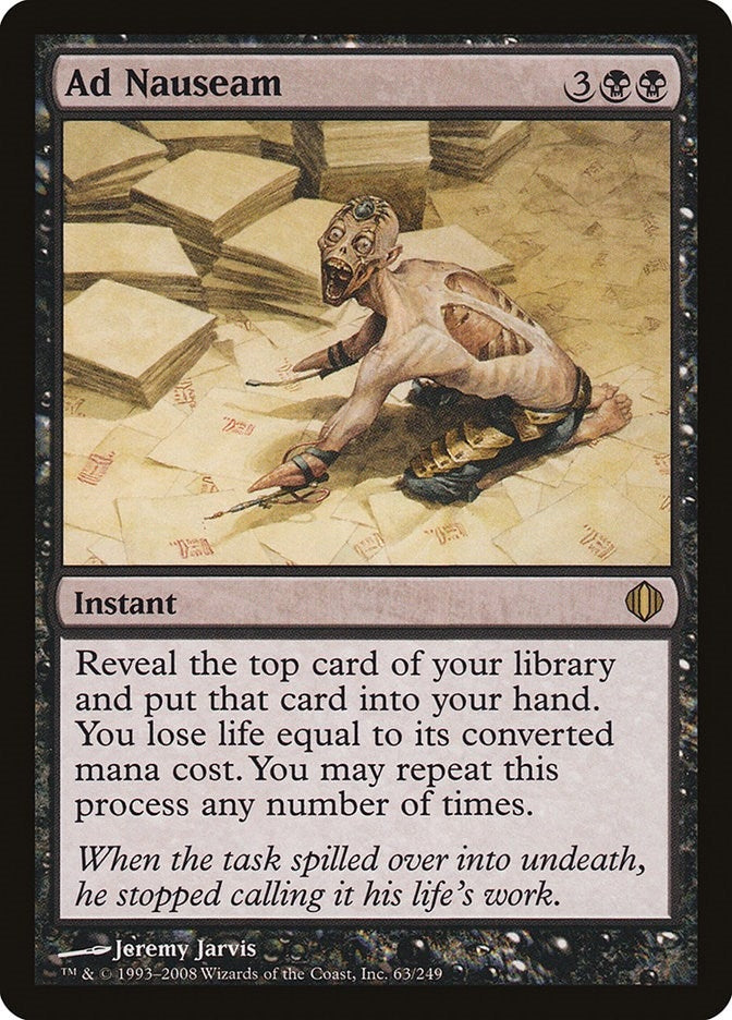 Image for Ad Nauseam (63) (ALA) - Magic: The Gathering