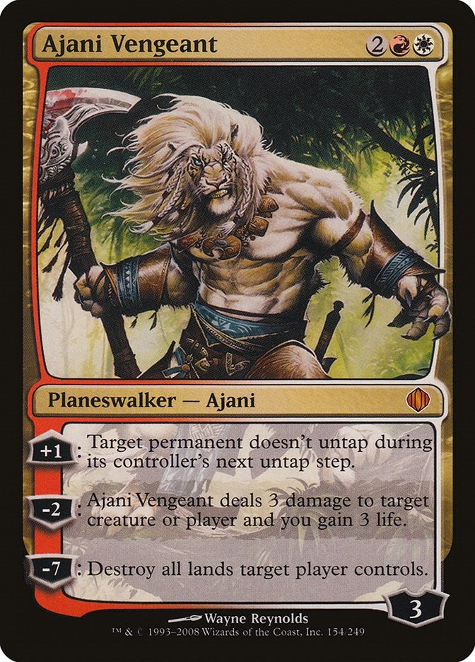 Image for Ajani Vengeant (154) (ALA) - Magic: The Gathering