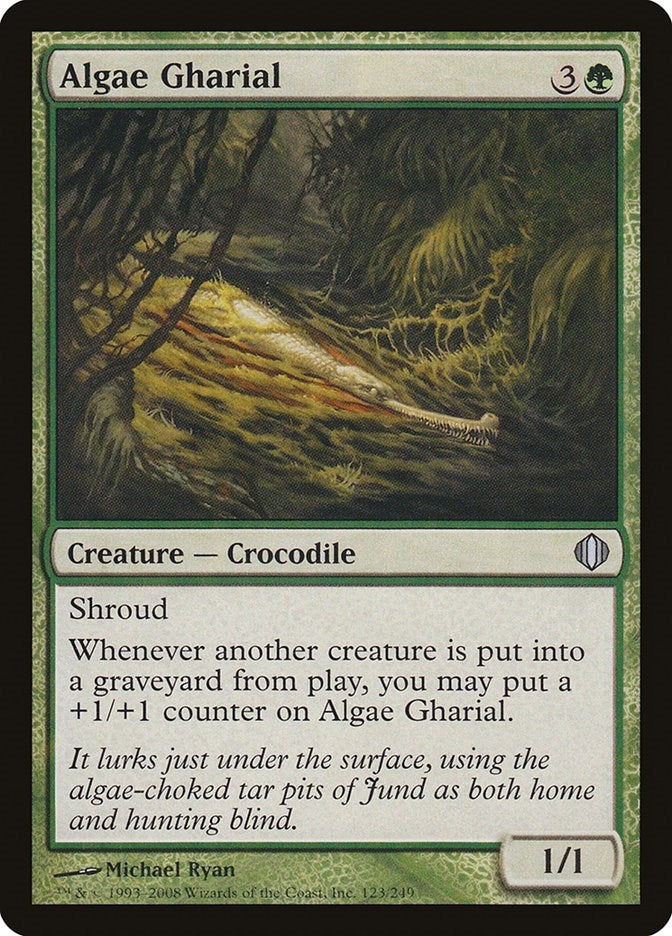 Image for Algae Gharial (123) (ALA) - Magic: The Gathering