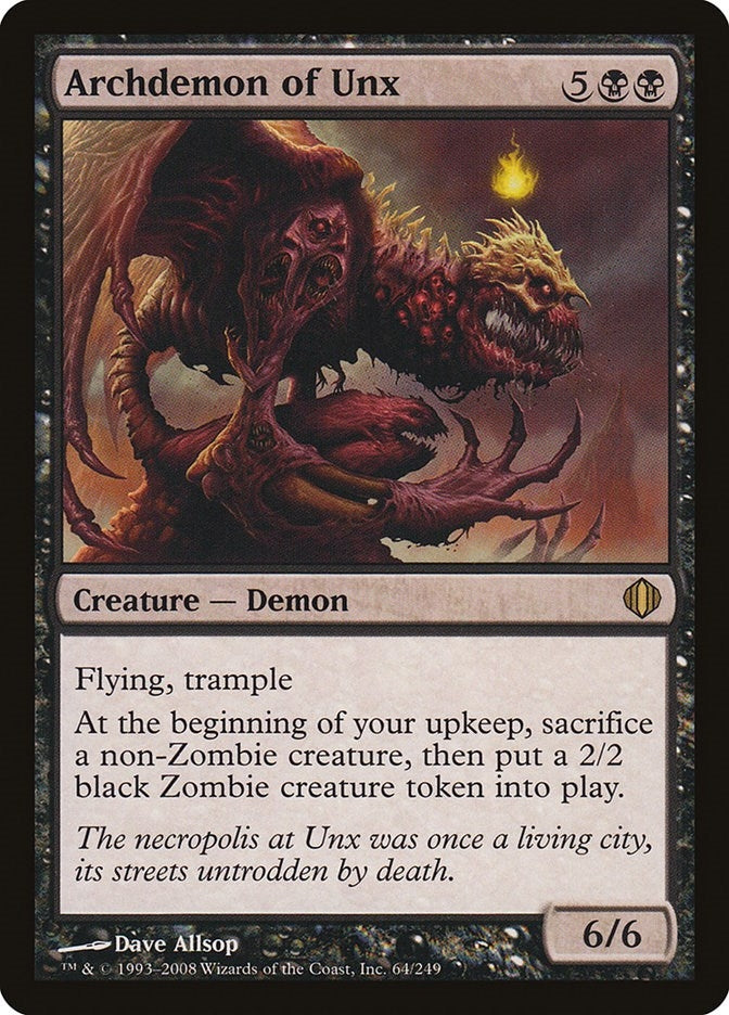 Image for Archdemon of Unx (64) (ALA) - Magic: The Gathering