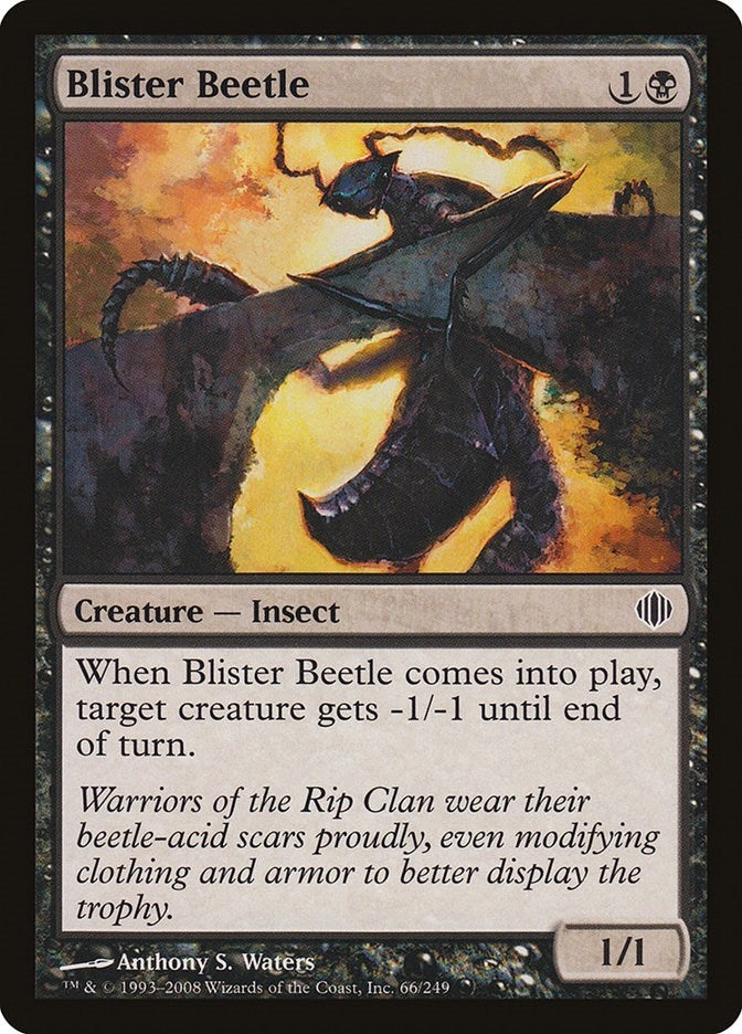 Image for Blister Beetle (66) (ALA) - Magic: The Gathering