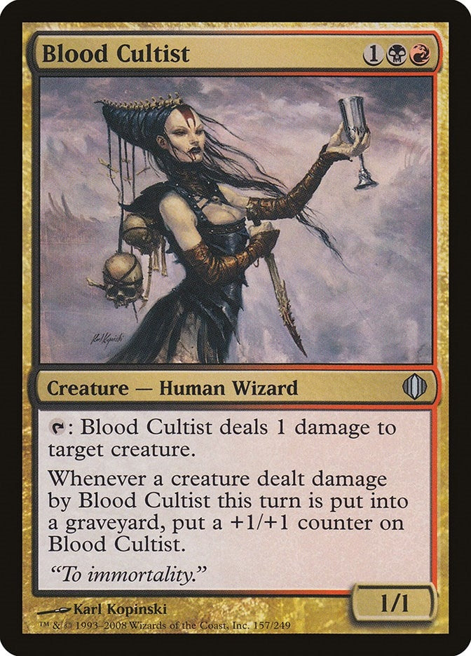 Image for Blood Cultist (157) (ALA) - Magic: The Gathering