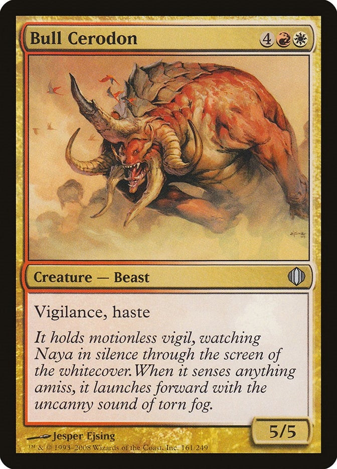 Image for Bull Cerodon (161) (ALA) - Magic: The Gathering