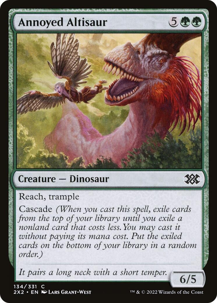 Annoyed Altisaur (134) (2X2)