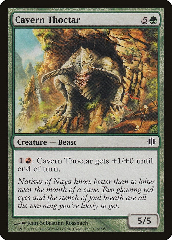 Image for Cavern Thoctar (125) (ALA) - Magic: The Gathering