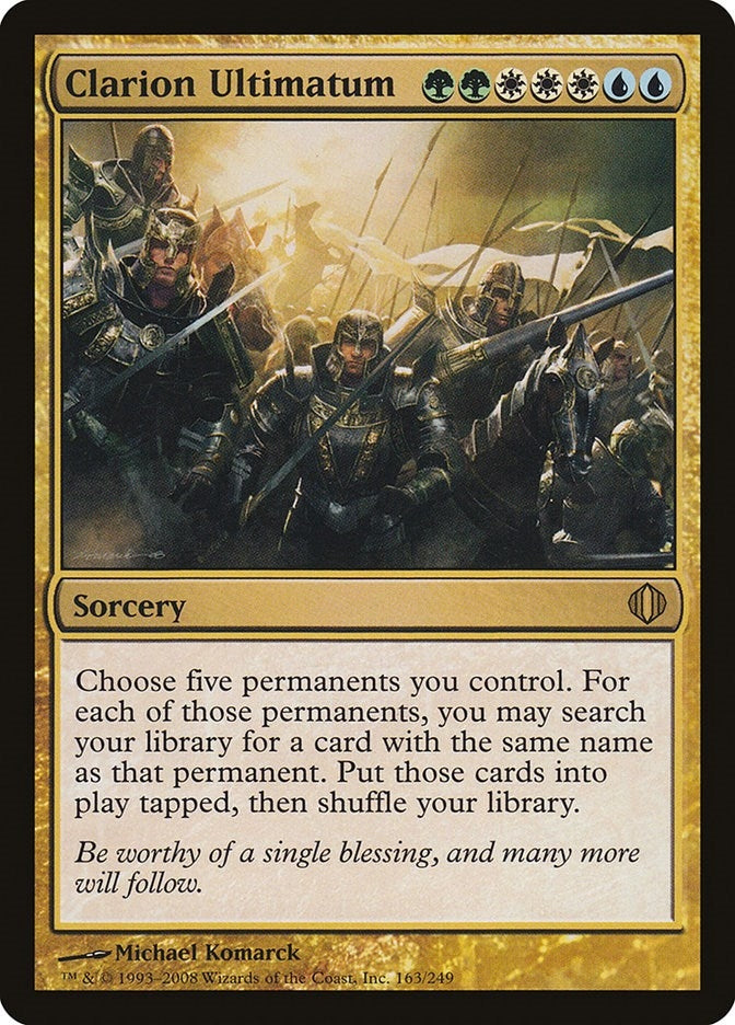 Image for Clarion Ultimatum (163) (ALA) - Magic: The Gathering