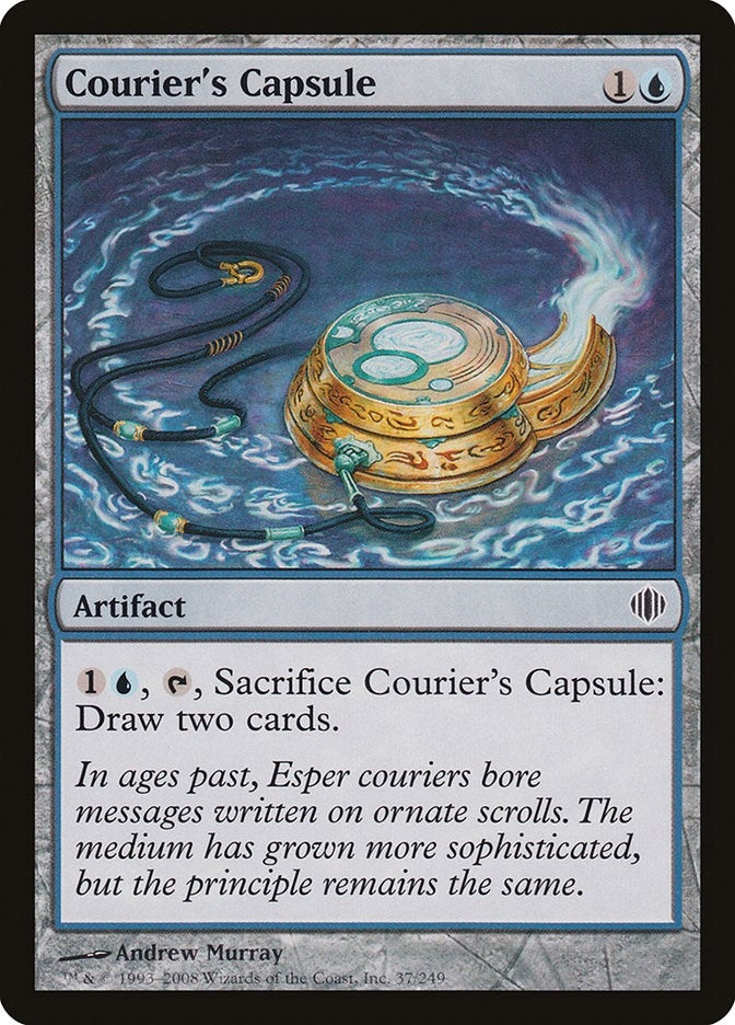 Image for Courier's Capsule (37) (ALA) - Magic: The Gathering
