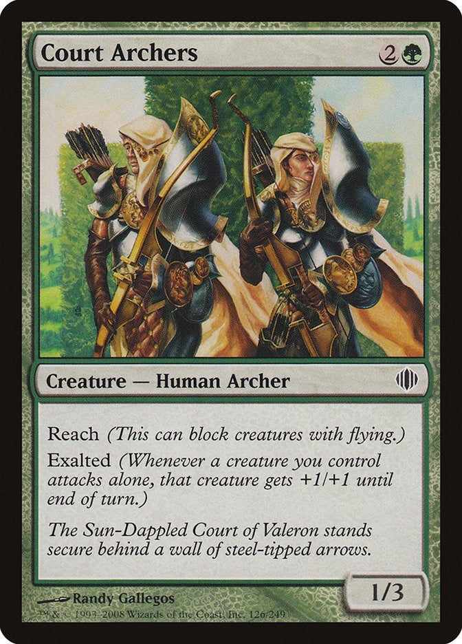 Image for Court Archers (126) (ALA) - Magic: The Gathering