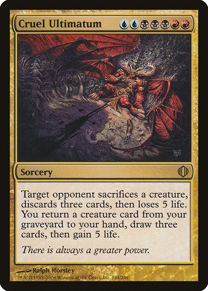 Image for Cruel Ultimatum (164) (ALA) - Magic: The Gathering
