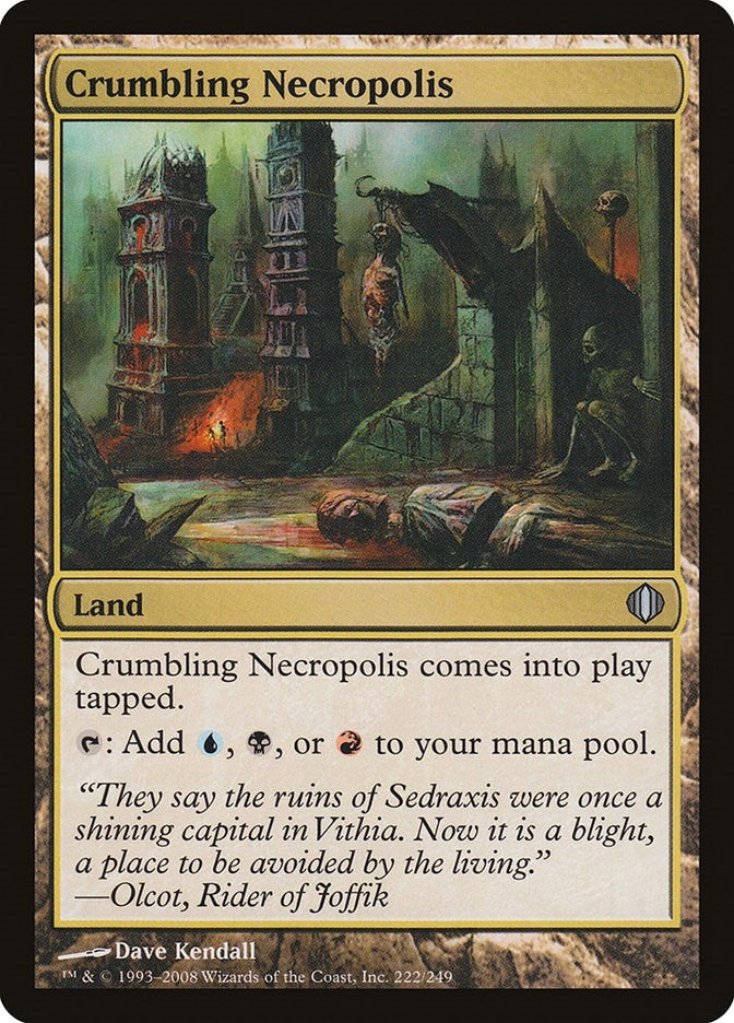 Image for Crumbling Necropolis (222) (ALA) - Magic: The Gathering