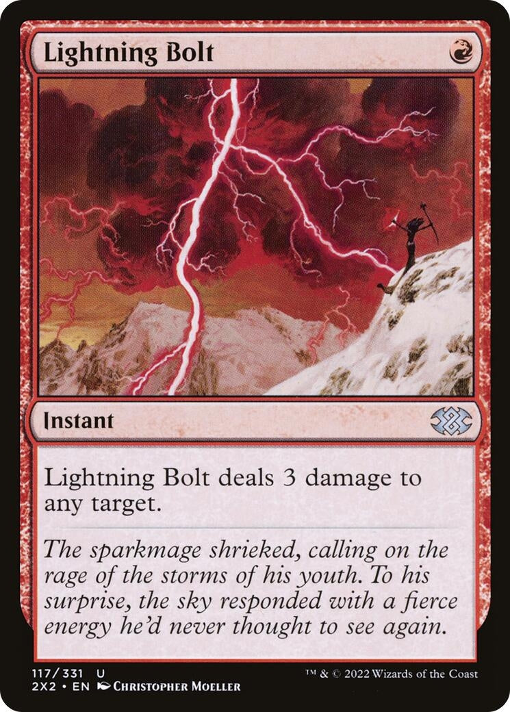 Lightning Bolt (117) (2X2)
