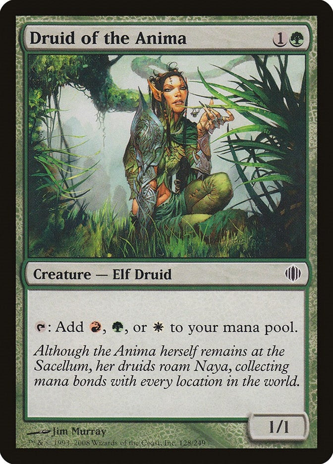 Image for Druid of the Anima (128) (ALA) - Magic: The Gathering