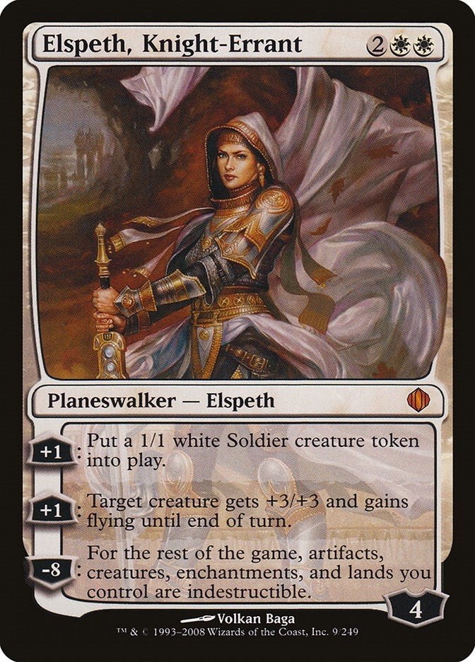 Image for Elspeth, Knight-Errant (9) (ALA) - Magic: The Gathering