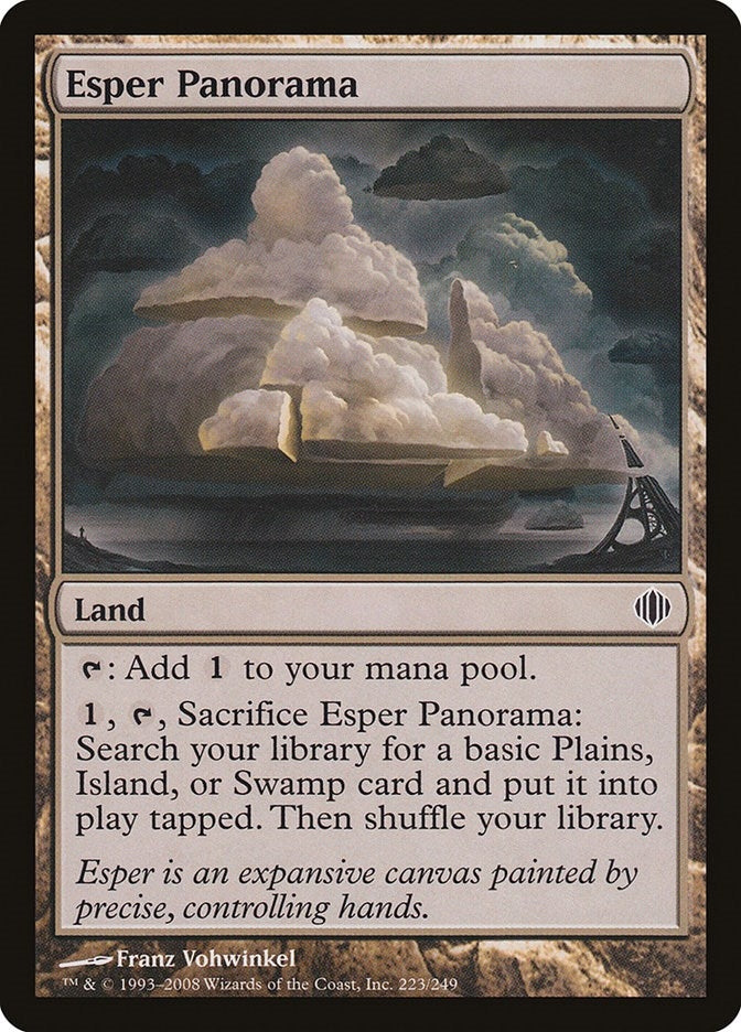 Image for Esper Panorama (223) (ALA) - Magic: The Gathering