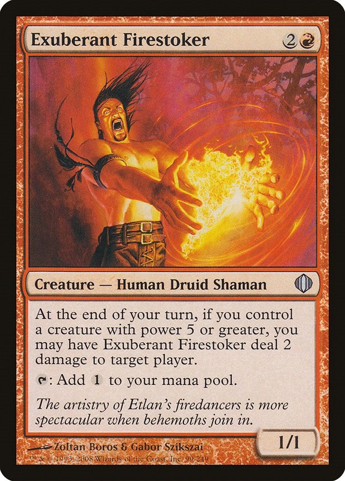 Image for Exuberant Firestoker (99) (ALA) - Magic: The Gathering