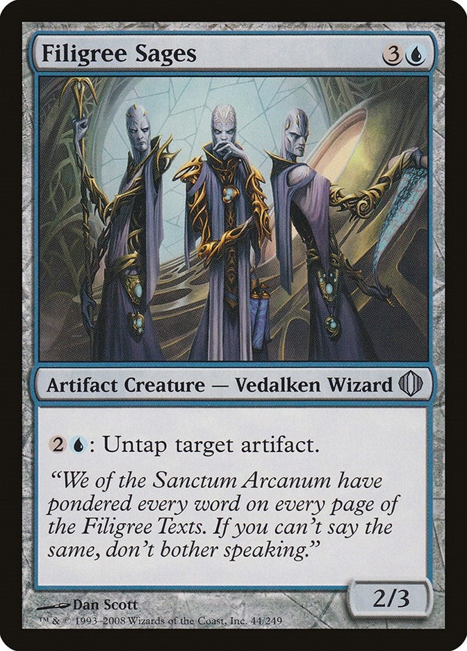 Image for Filigree Sages (44) (ALA) - Magic: The Gathering