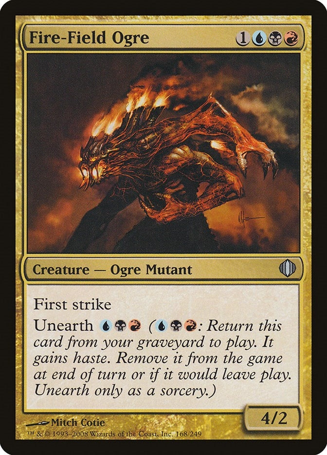 Image for Fire-Field Ogre (168) (ALA) - Magic: The Gathering