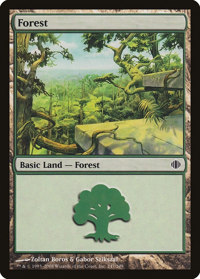 Image for Forest (247) (247) (ALA) - Magic: The Gathering