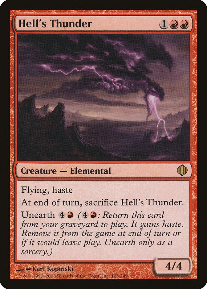 Image for Hell's Thunder (103) (ALA) - Magic: The Gathering