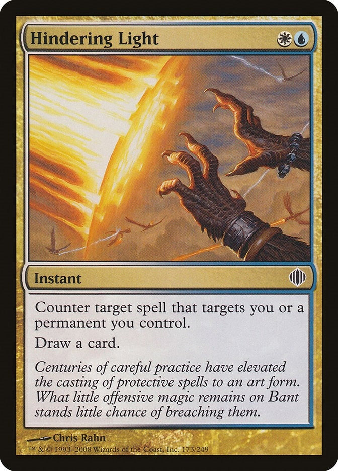 Image for Hindering Light (173) (ALA) - Magic: The Gathering