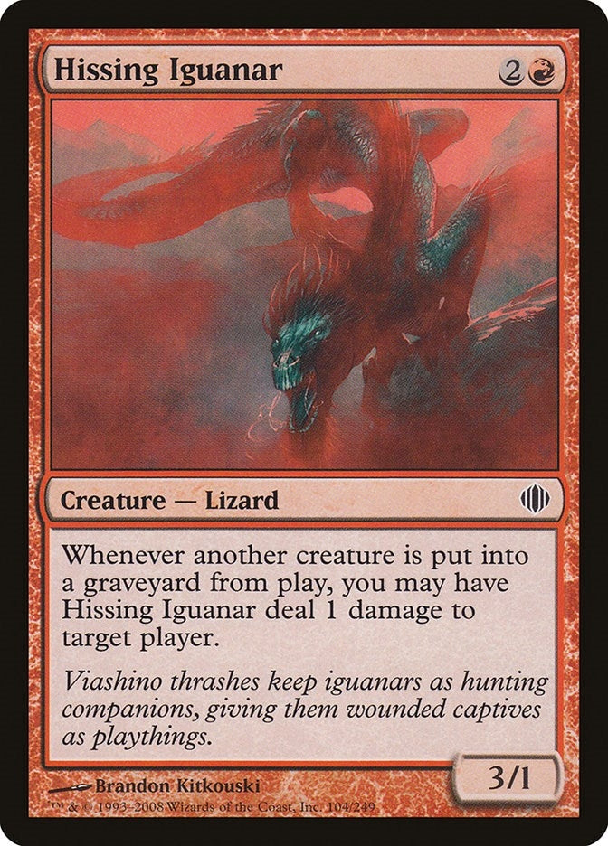 Image for Hissing Iguanar (104) (ALA) - Magic: The Gathering