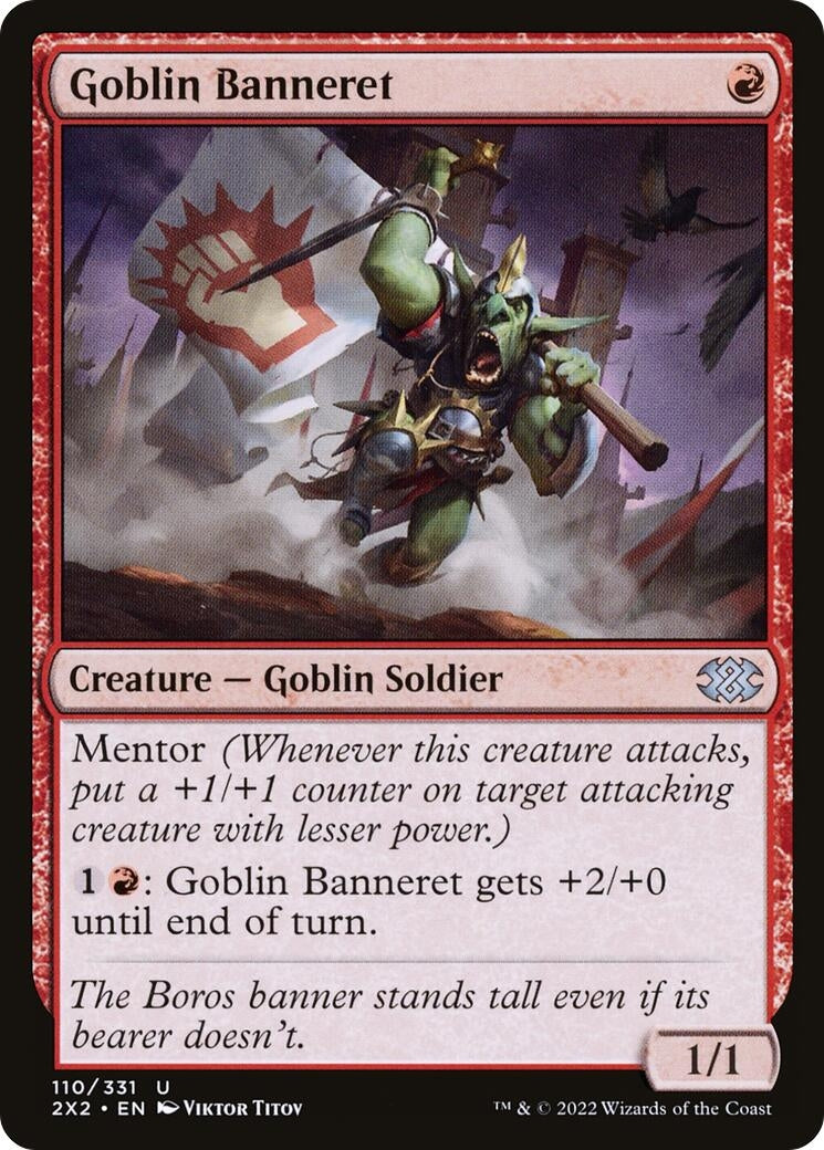 Goblin Banneret (110) (2X2)