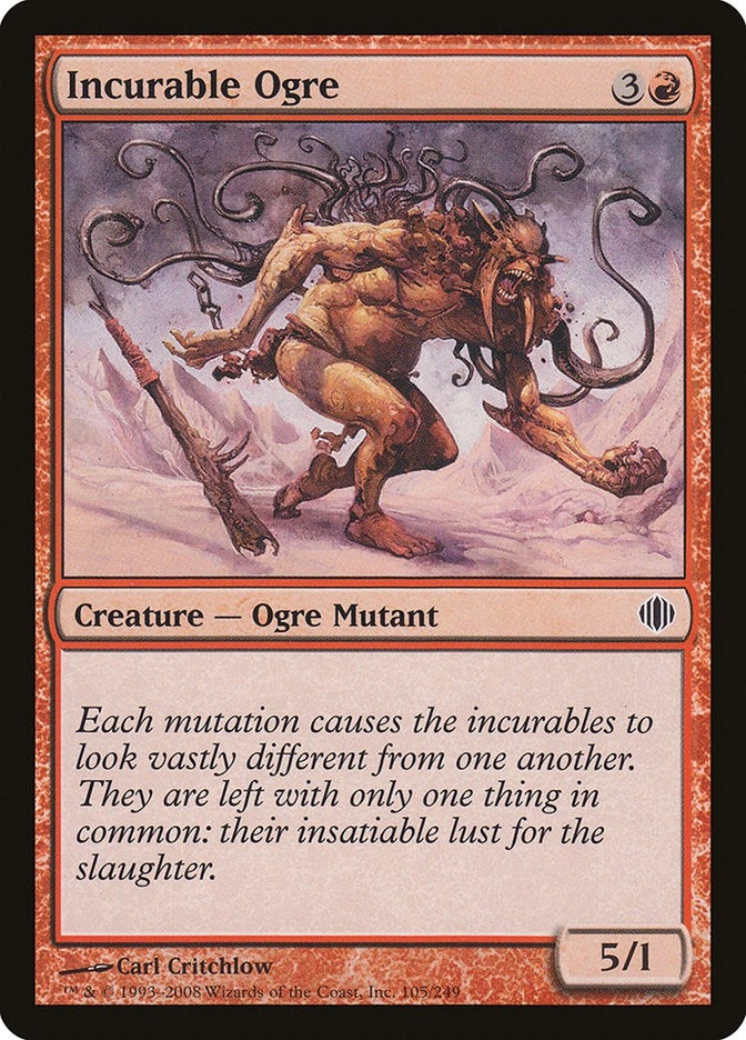 Image for Incurable Ogre (105) (ALA) - Magic: The Gathering