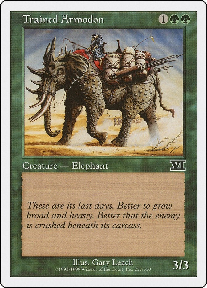 Image for Trained Armodon (257) (6ED) - Magic: The Gathering