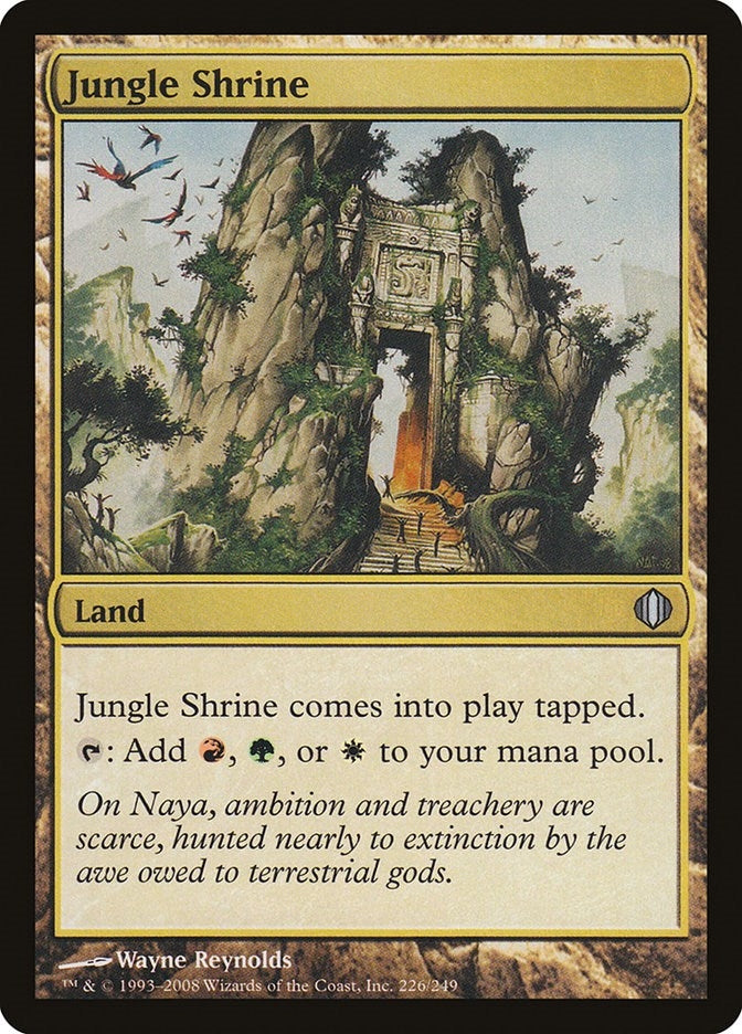 Image for Jungle Shrine (226) (ALA) - Magic: The Gathering